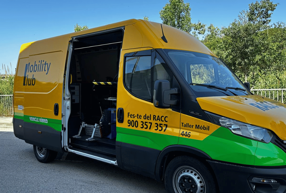 Vehículo Taller para cambio de neumáticos