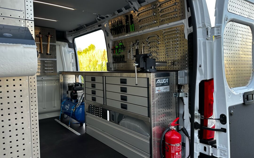 taller móvil - equipamientos para furgoneta taller - zago automotive